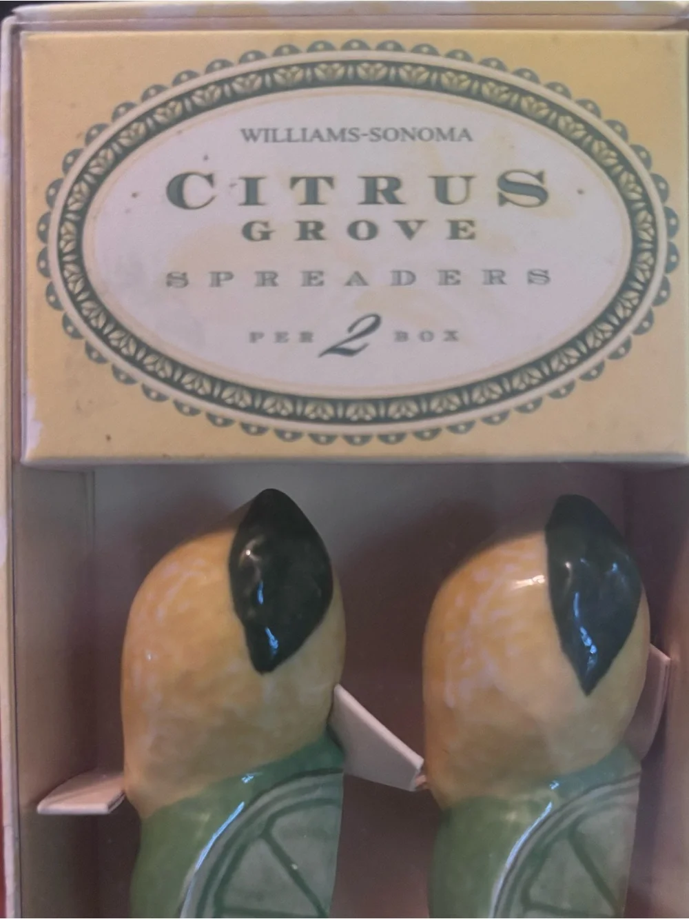 Vintage Williams Sonoma Spreaders 2 New in Box